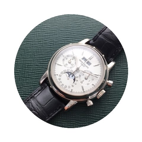 Patek Philippe White Gold Perpetual Cale...