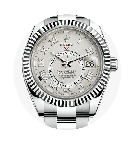 Rolex Skydweller White Gold Oyster Brace...