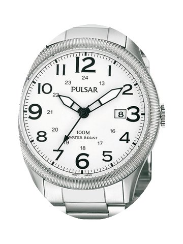Pulsar PS9165X1 Herrenuhr silber weiss 1...