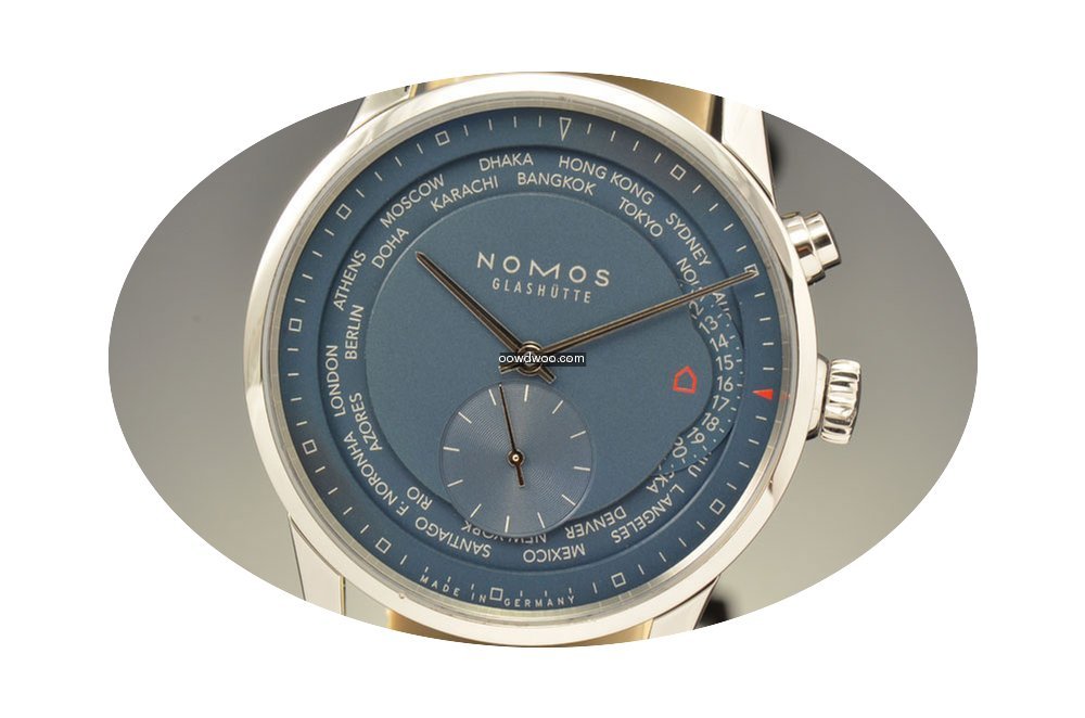 Nomos Glashutte World Timer Automatic Bl...