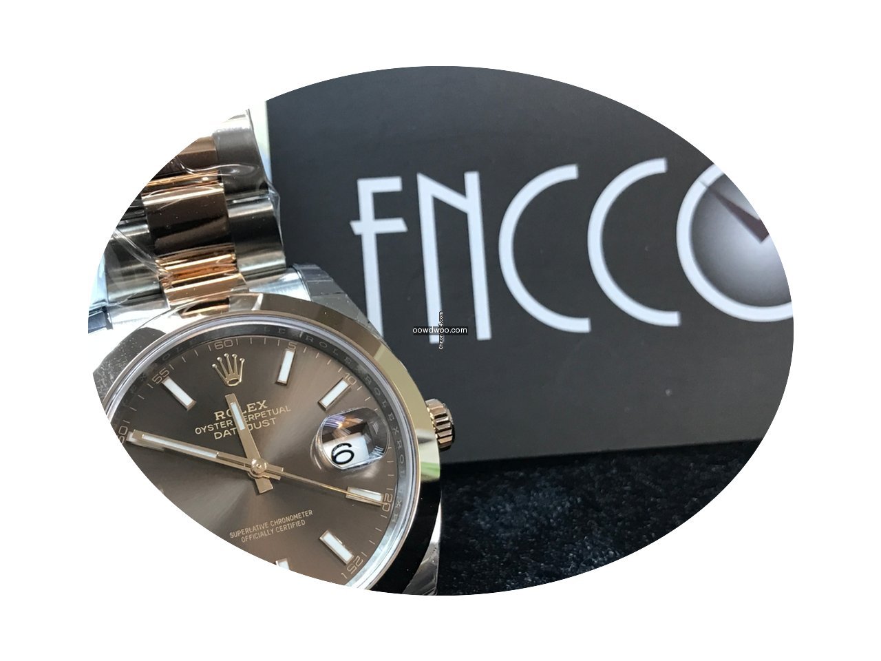 Rolex 126301 Datejust Chocolate/Rose gol...