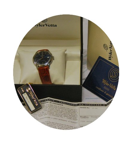 Wyler Vetta Automatique Blu Date Acciao ...