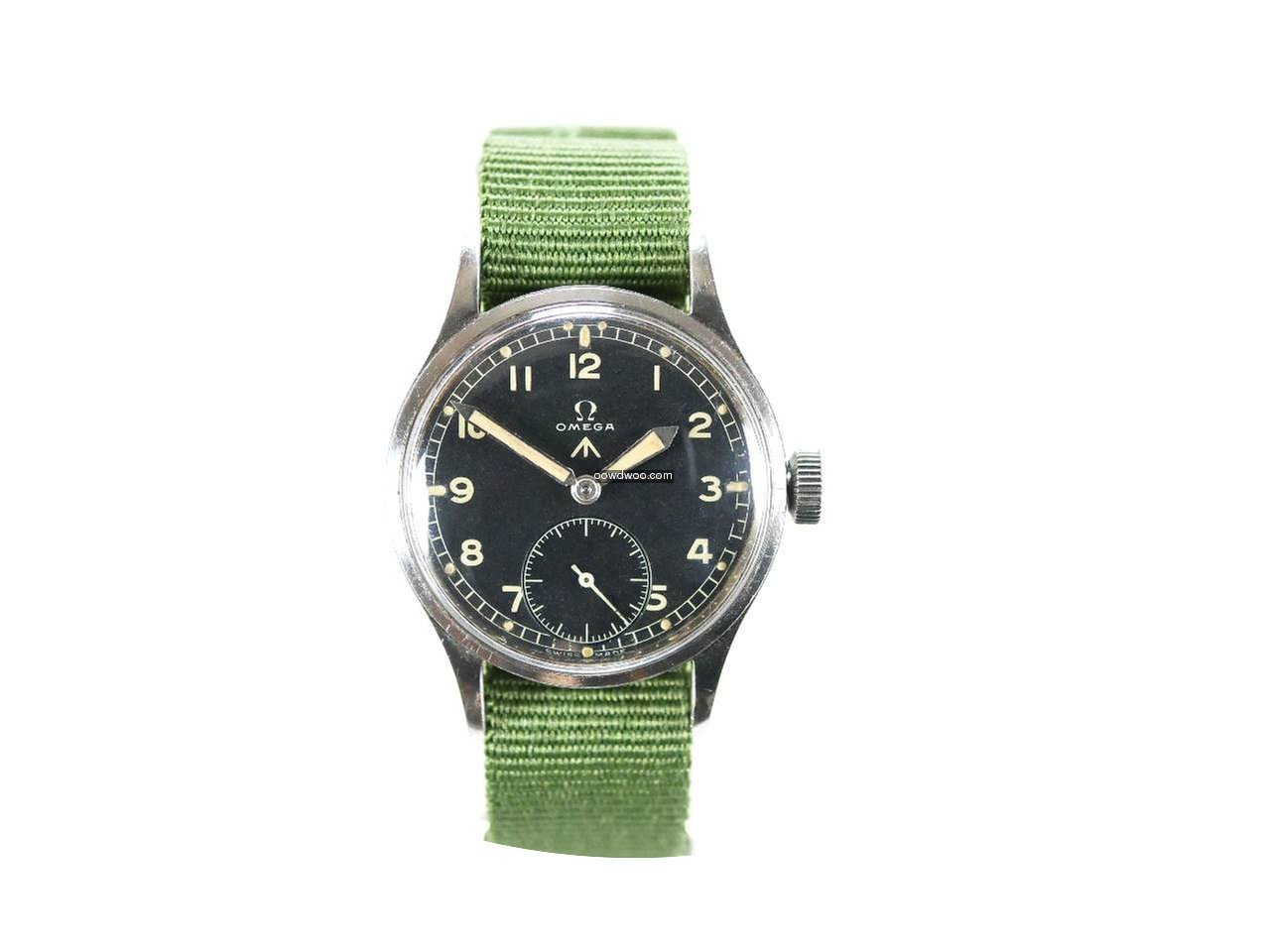 Omega W.W.W. British Army Wristwatch...