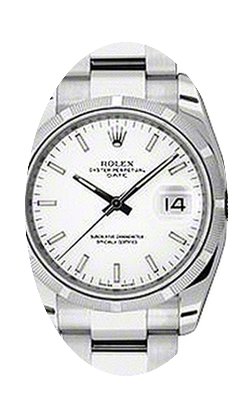 Rolex Oyster Perpetual 115210-WHTSFO 34m...