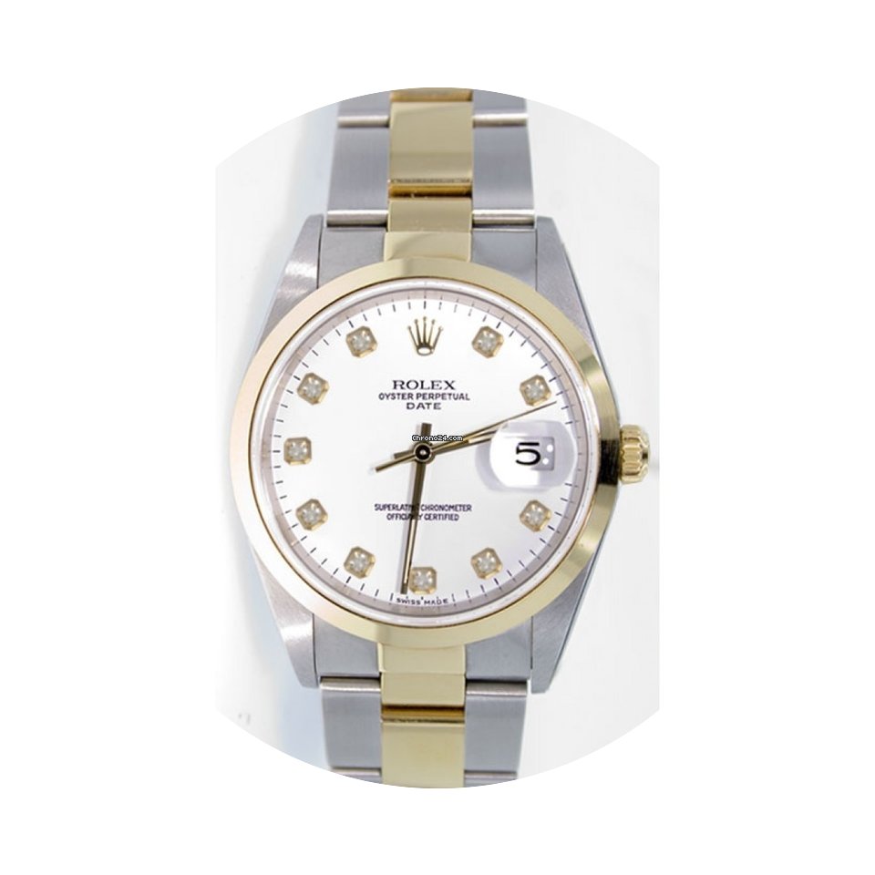Rolex Date 15203 34mm Stainless Steel & ...