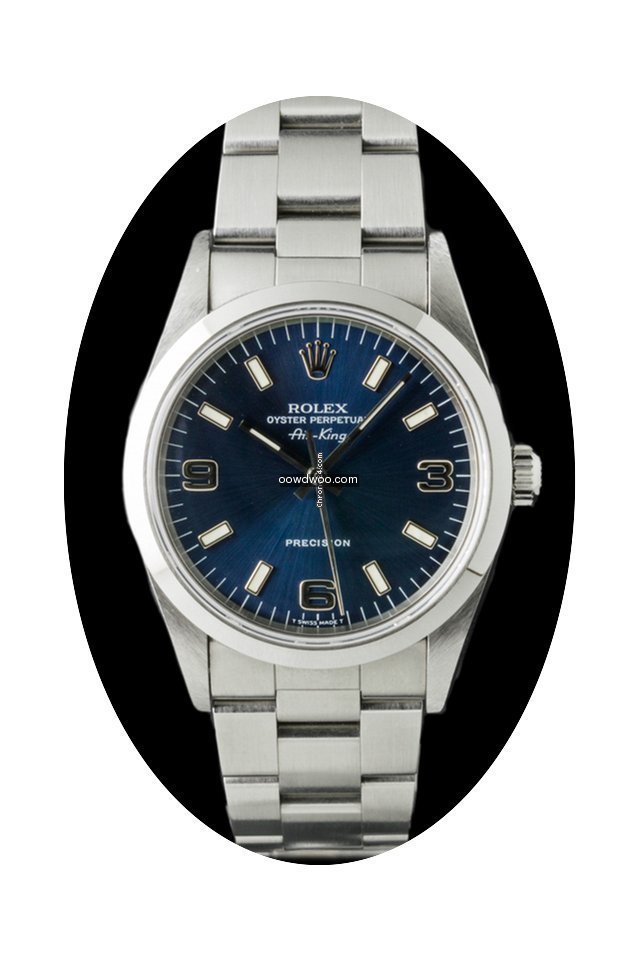Rolex 14000 Air King Blue...