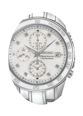 Seiko Damenuhr Sportura Chronograph...