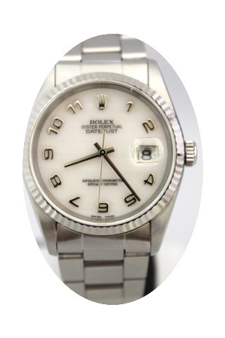 Rolex Datejust 16234 Mother of Pearl Dia...