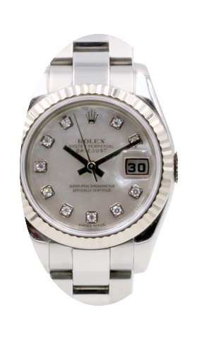 Rolex Datejust 179174 Ladies 26mm White ...