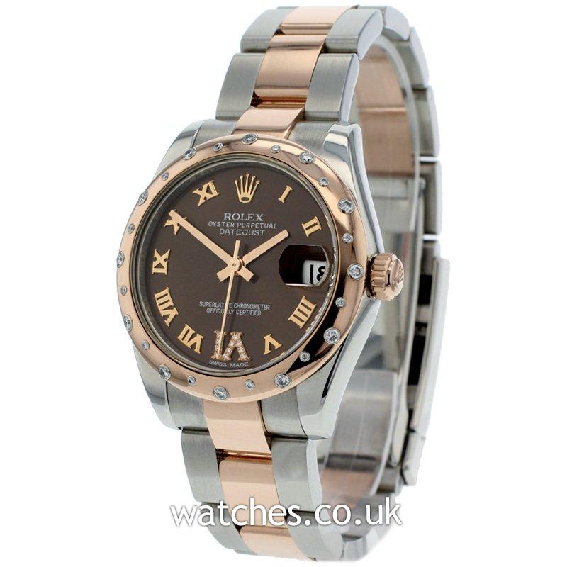 Rolex Ladies Datejust Midsize Watch - 17...