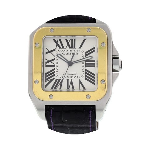 Cartier Men's Cartier Santos 100 18k Yel...