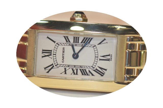 Cartier Tank Americaine American 18K Sol...