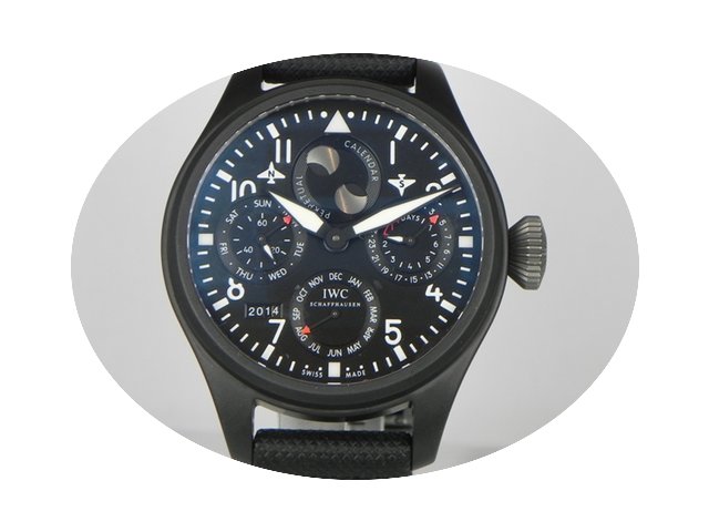 IWC BIG PILOT TOP GUN PERPETUAL CALENDAR...