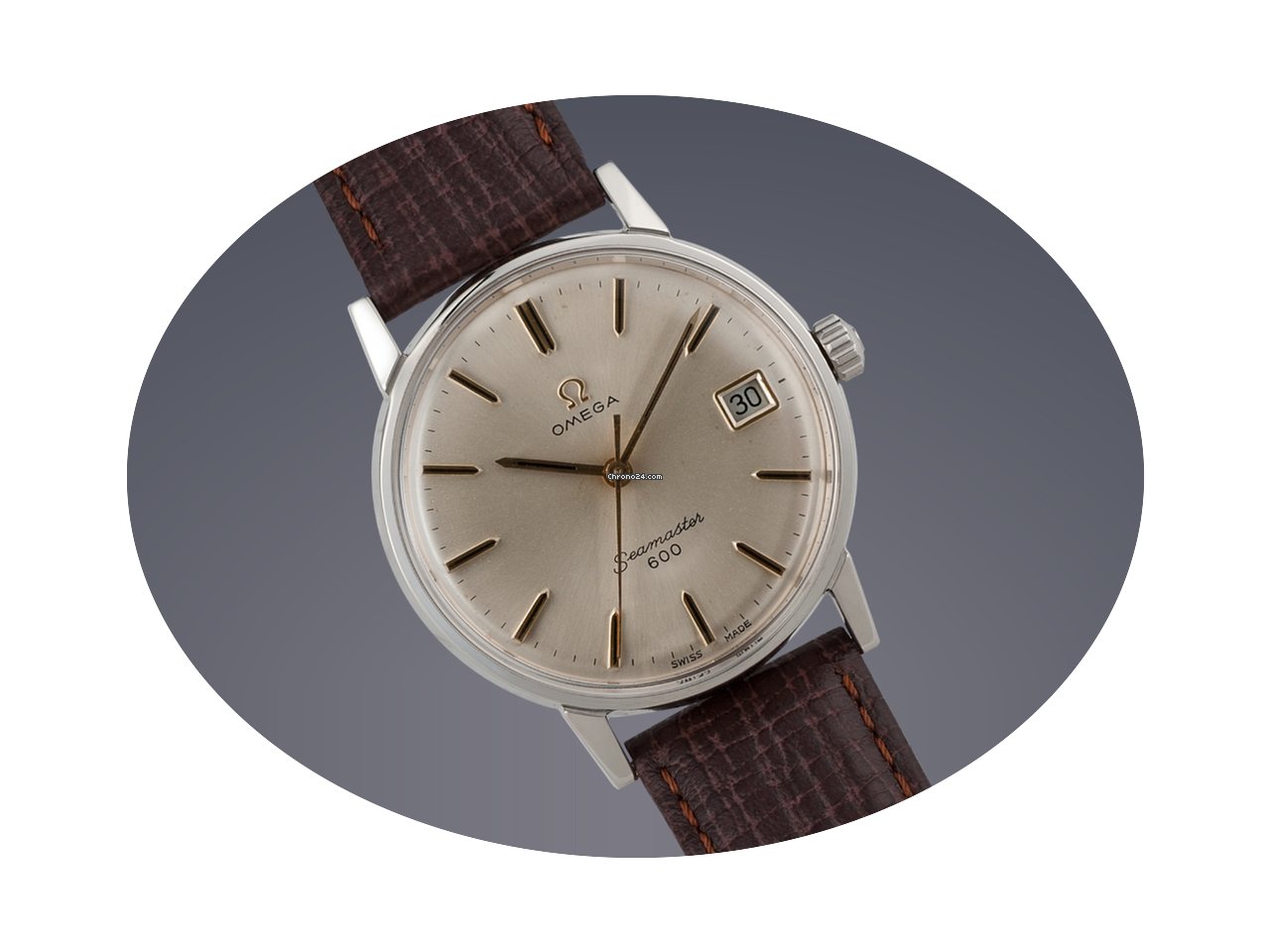 Omega Seamaster 600 stainless steel manu...