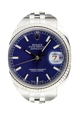 Rolex Datejust 36 116234-BLUSFJ Blue Ind...