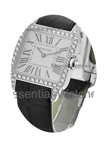 Cartier Santos Dumont Ladies Quartz in W...