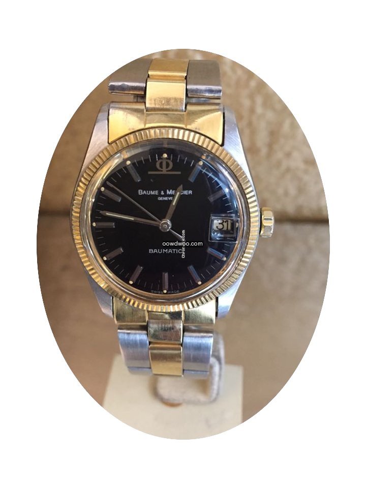 Baume & Mercier Baumatic steel and gold ...