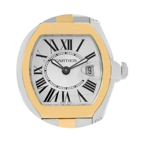 Cartier Roadster Ladies Steel And Yellow...