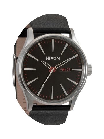Nixon Sentry Leather A105-000 Black Herr...