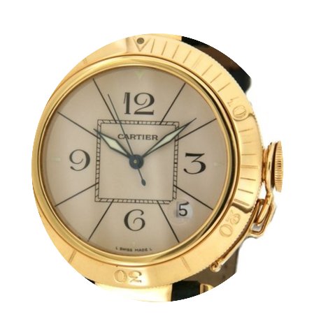 Cartier Pasha In Yellow Gold And Leather...