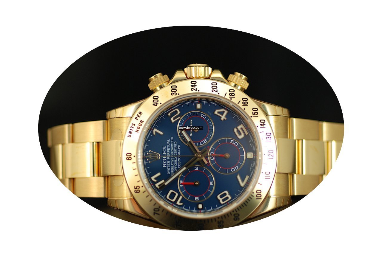 Rolex Daytona 116528 Blu Racing nos...