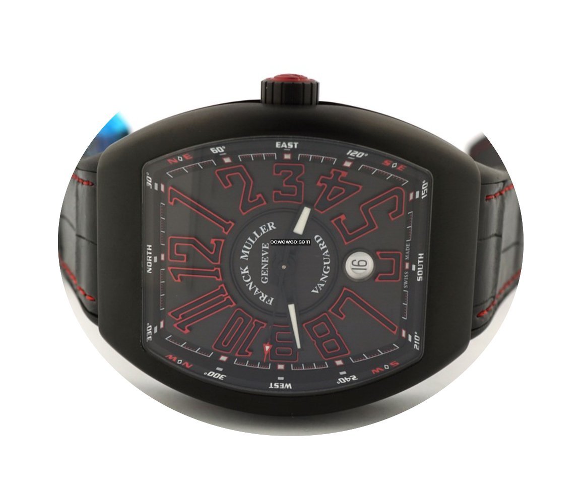 Franck Muller Vanguard Black PVD Titaniu...