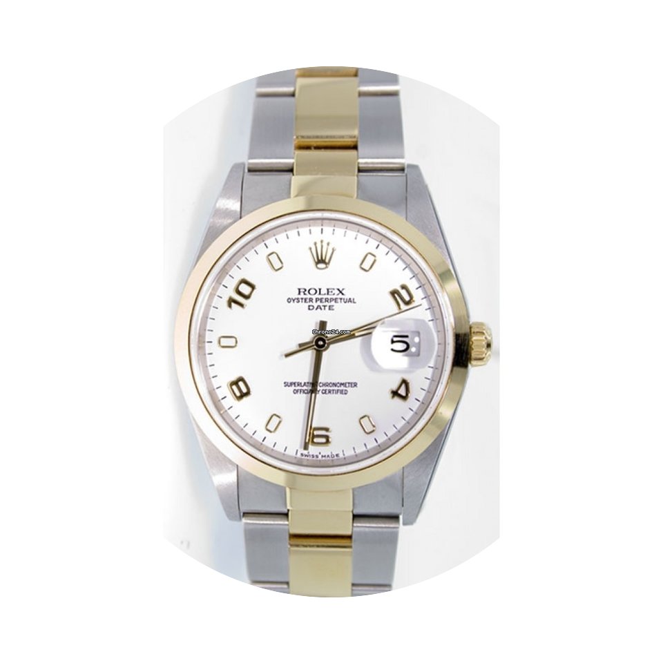 Rolex Date 15203 34mm Stainless Steel & ...