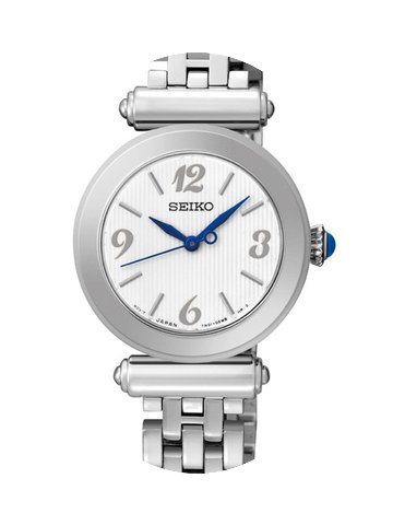 Seiko SRZ403P1 Damenuhr silber 50M...