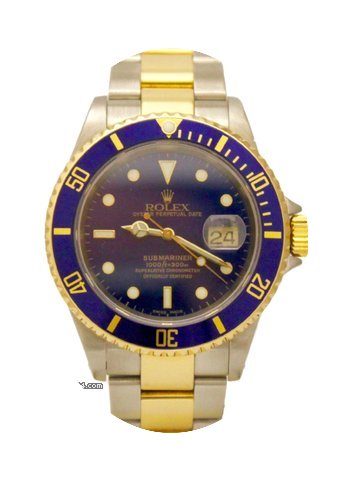 Rolex Submariner Auto 18K/SS 40mm 