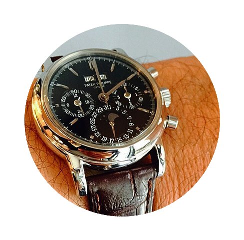 Patek Philippe 3970P-with Black stick di...