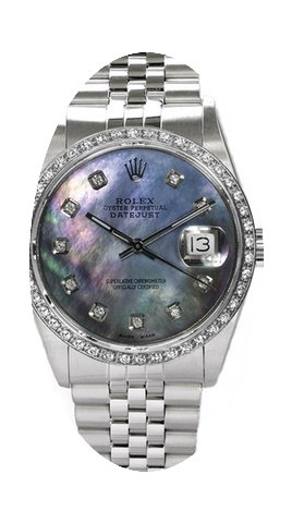 Rolex Men's Datejust Stainless Steel Cus...