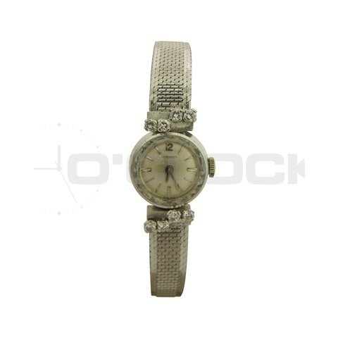 Longines Vintage White Gold Lady...