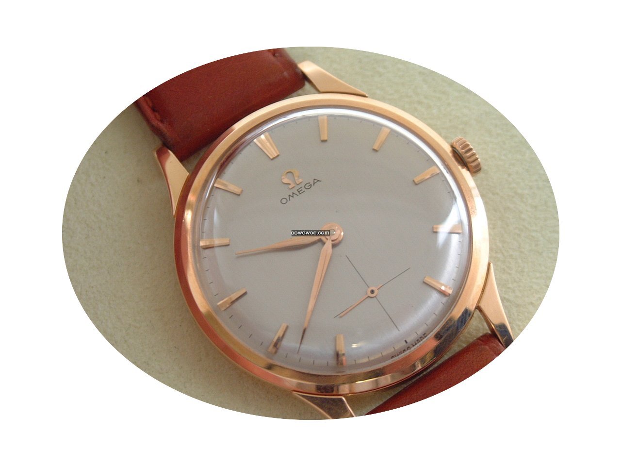 Omega 18 Karat Rosegold Handaufzug 35 mm...