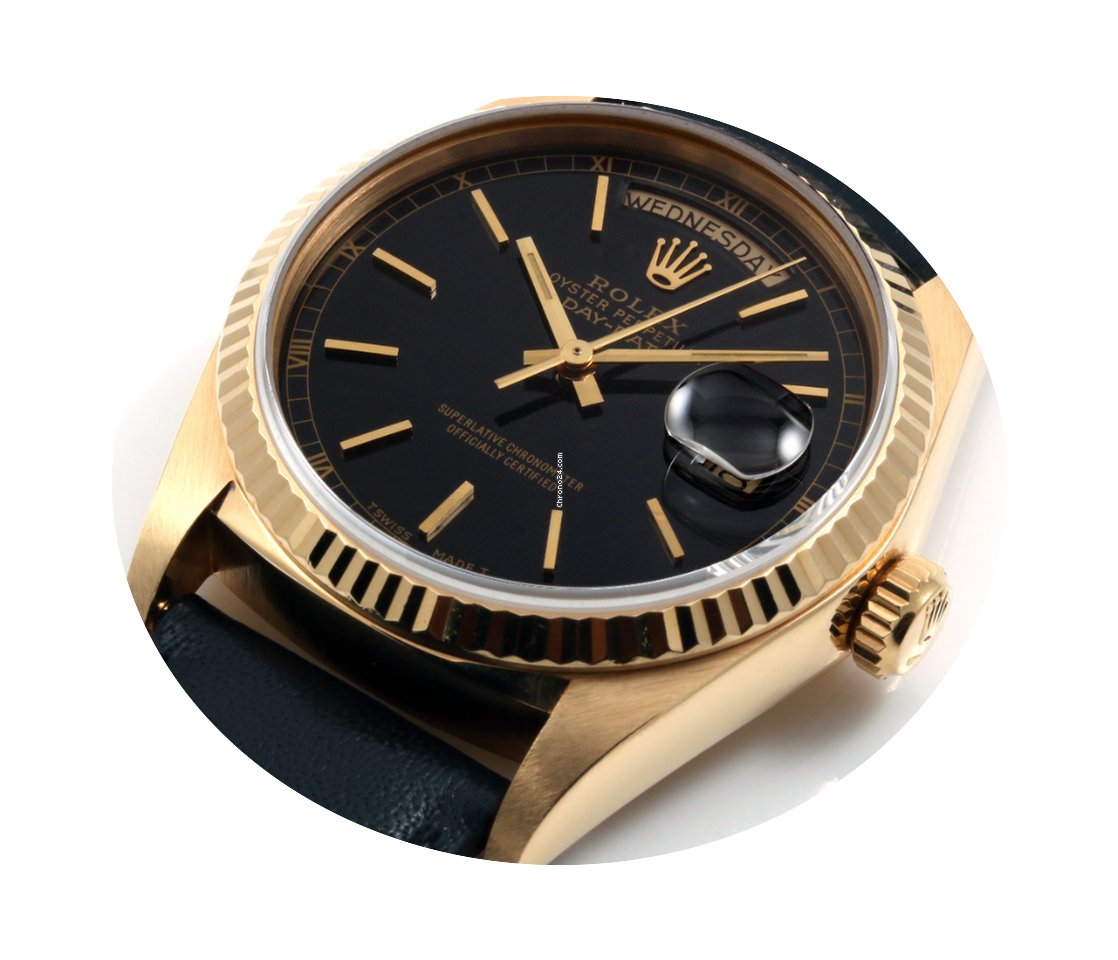 Rolex 18K Yellow Gold 36mm Day-Date Pres...
