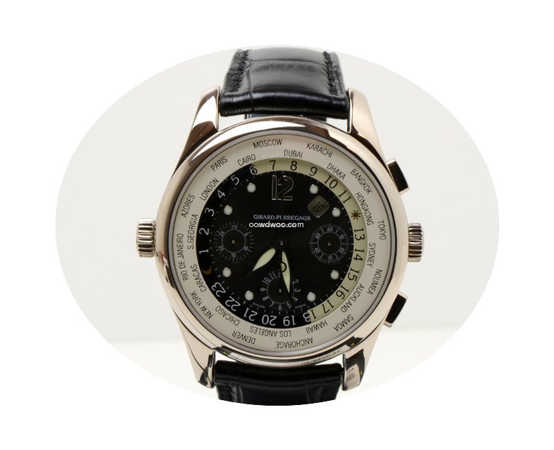 Girard Perregaux WW.TC 18k White Gold...