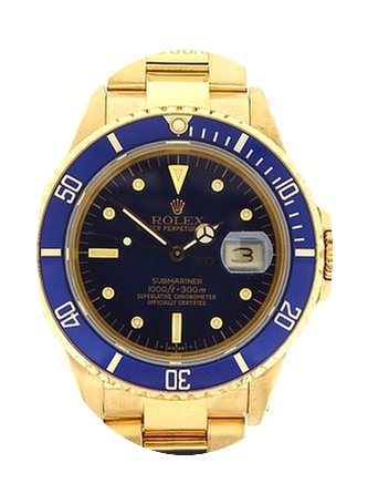 Rolex vintage 1986 18k yellow gold Subma...