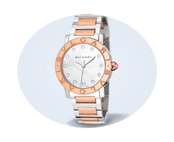 Bulgari Bulgari Stahl Rotgold 33 mm Dia ...