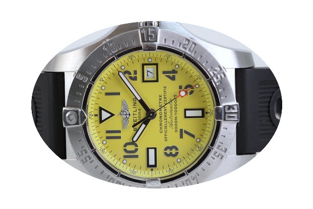 Breitling Avenger Seawolf YELLOW Steel F...