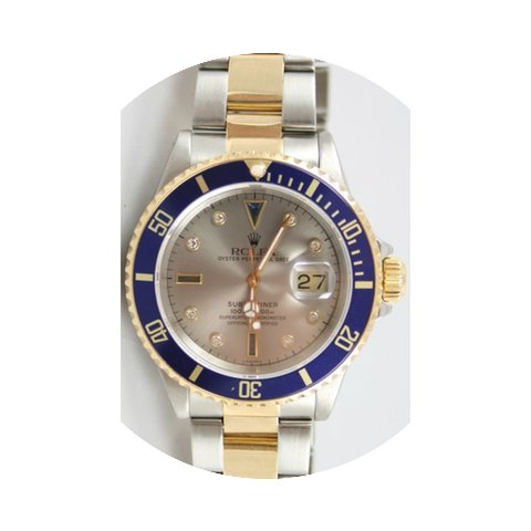 Rolex Submariner 16613 Stainless Steel a...