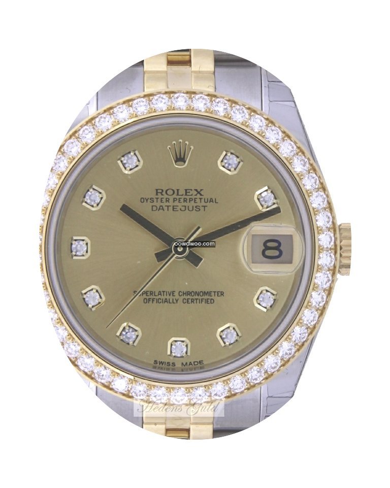 Rolex Datejust 31 Gold and Steel Diamond...