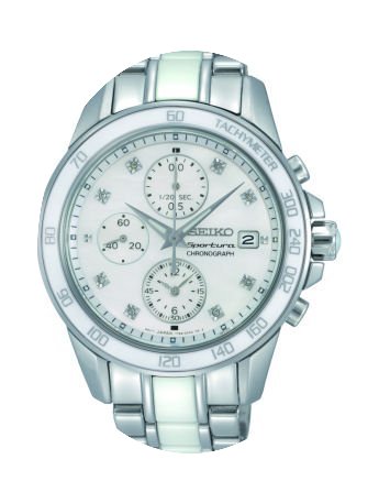 Seiko Sportura Damenuhr Quarzchronograph...