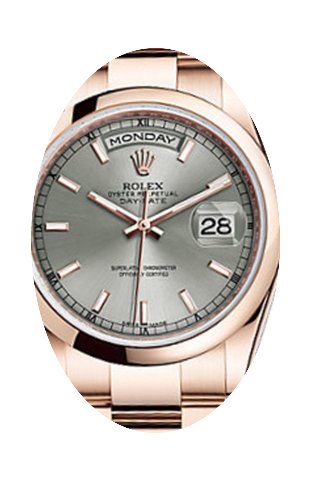 Rolex Day-Date 36 118205-RHOSO Rhodium I...