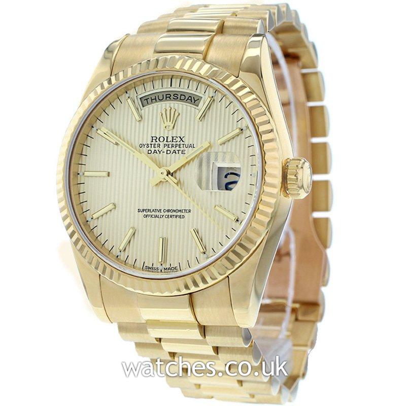 Rolex Day Date 18ct Gold Watch - 118238 ...