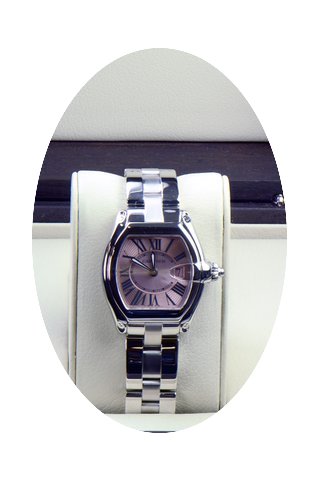 Cartier W62017V3 Roadster Pink Stainless...