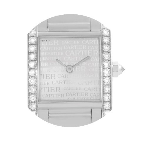 Cartier Tank Francaise Small 18k White G...