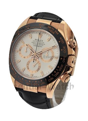 Rolex Used Everose Daytona on Strap...