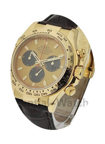 Rolex Used Daytona on Strap in Yellow Go...
