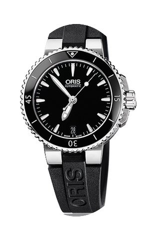 Oris Aquis Date 36, Ceramic Top, Black D...