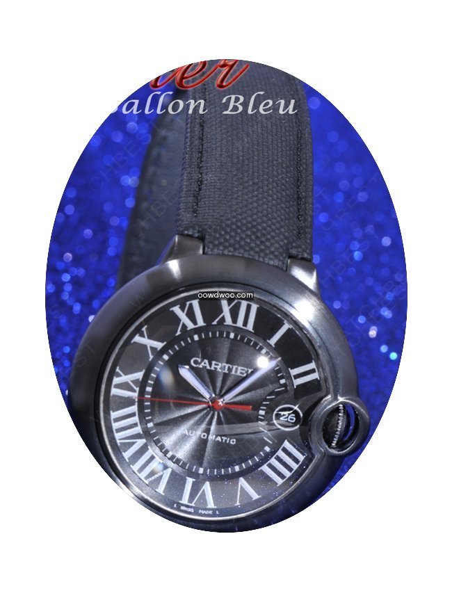 Cartier WSBB0015黑氣球 碳鍍層腕�...
