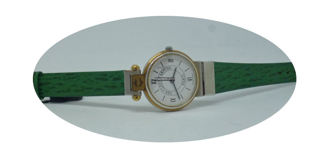 Van Cleef & Arpels woman vintage leather...